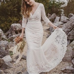 Boho Wedding Gown